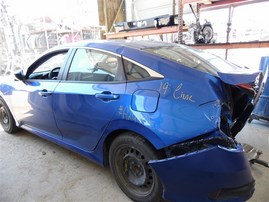 2019 Honda Civic LX Blue Sedan 2.0L AT #A24905